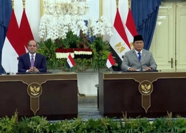 السيسي ونظير الإندونيسي يشهدان توقيع عدد من مذكرات التفاهم في جاكرتا