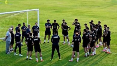 الثلاثي المحترف في تدريبات الزمالك قبل مباراة القمة